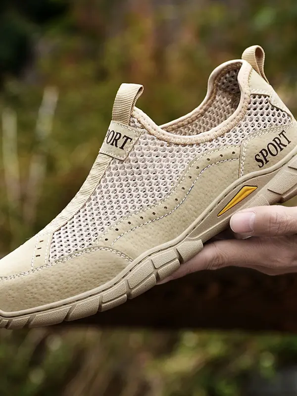 Men's Breathable Thin Lightweight Mesh Shoes Casual Shoes - Pragmaace.com 