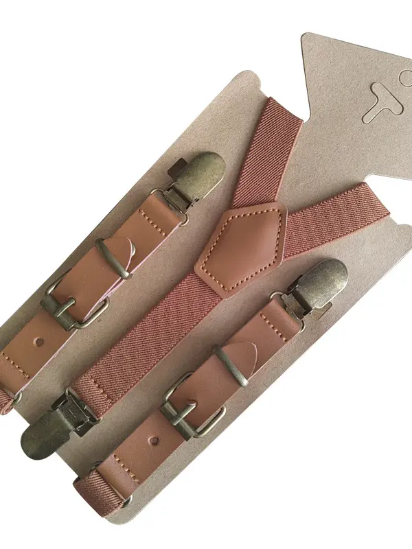Men's Vintage 1940s 3 Clip Fashion Y-shaped Suspender Belt - Pragmaace.com 