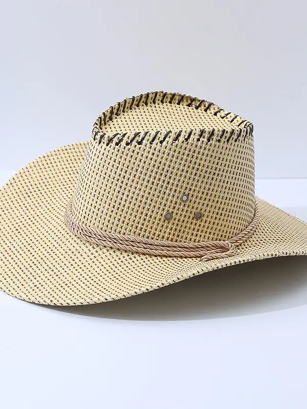Men's Vintage Western Cowboy Sun Hat - Wantbright.com 