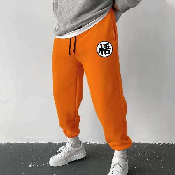 Anime Print Casual Sports Pants - Ootdyouth.com 