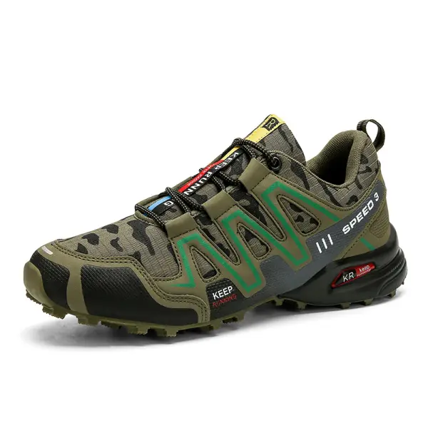 Men's Non-slip Soft Outdoor Cross-country Hiking Shoes - Manlyhost.com 