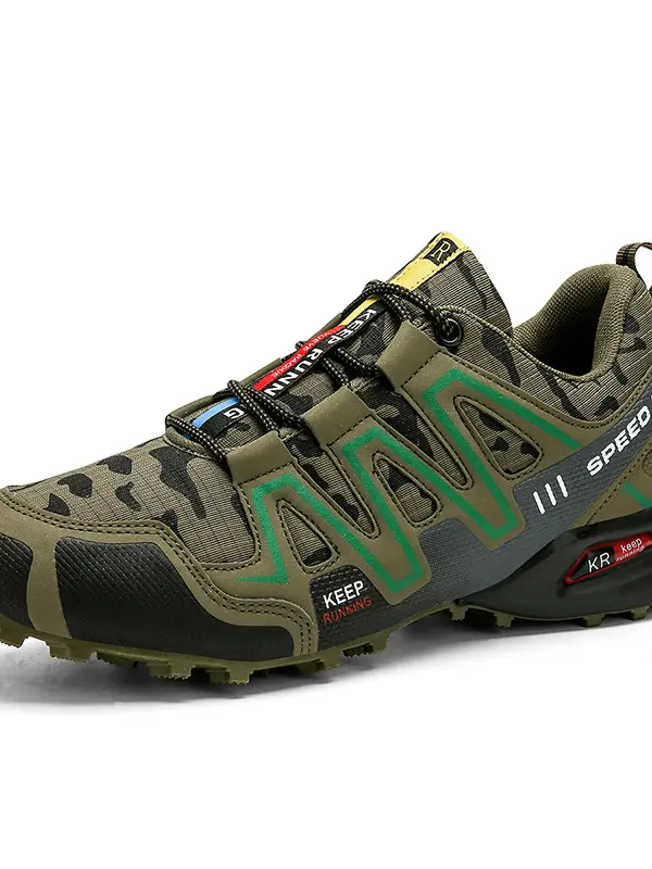 Men's Non-slip Soft Outdoor Cross-country Hiking Shoes - Wantbright.com 