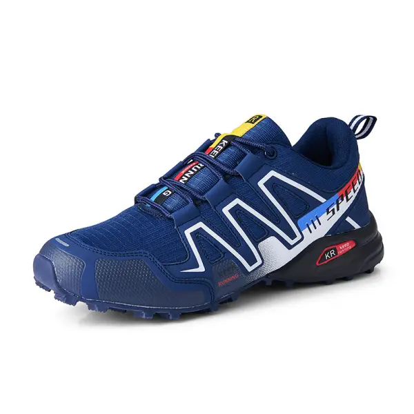 Men's Sneakers Shoes Mesh Breathable Anti Slip Hiking Shoes - Elementnice.com 