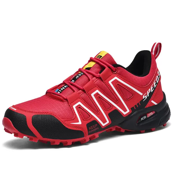 Men's Sneakers Shoes Mesh Breathable Anti Slip Hiking Shoes - Sunhopebloom.com 