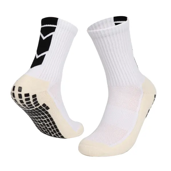 Men's Moisture-absorbing And Sweat-wicking Sports Socks Wear-resistant Non-slip Dispensing Socks With Towel Bottom - Rabclub.com 