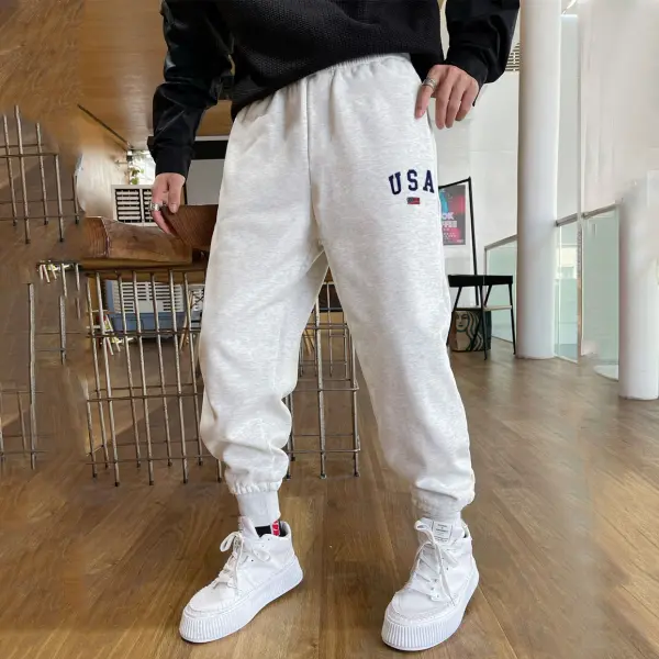 Men's USA Jogging Pants Sweatpants - Burstarsunshine.com 