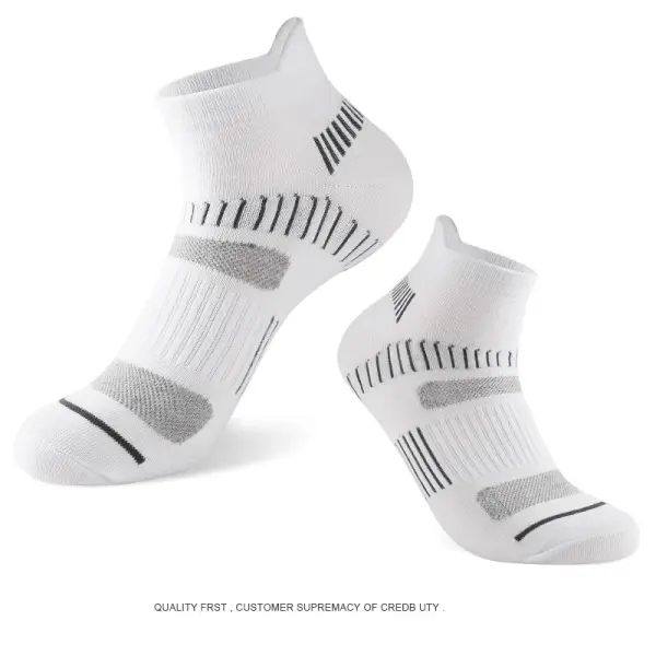 Men's Outdoor Sweat Absorbent Deodorant Low Top Shallow Socks - Rabclub.com 