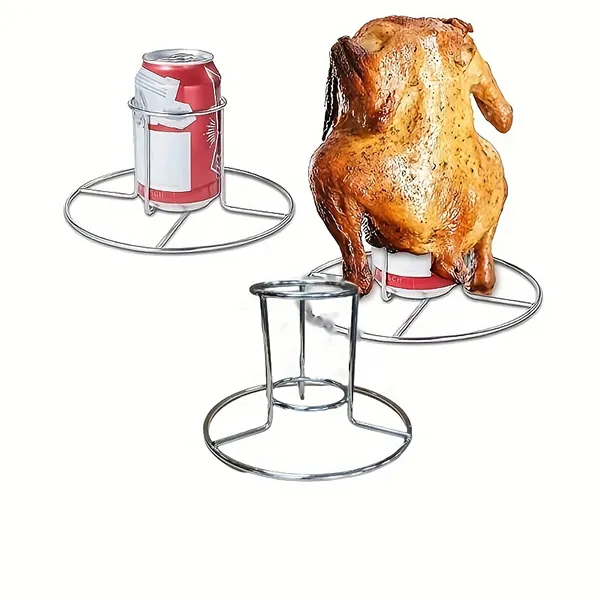 1pc Beer Can Chicken Holder,Outdoor Camping ,Vertical Chicken Rack,Stainless Steel Chicken Racks For BBQ,Grilling Roast Only $8.99 - Cotosen.com 