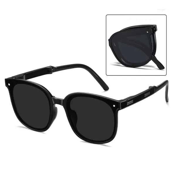 Foldies Polarized Folding Sunglasses Acetate Frame Polarized UV400 Protection For Men Women - Elementnice.com 