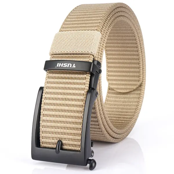 Men's Belt Automatic Buckle Casual All-Match Nylon Belt - Honeylop.chimpone.com 
