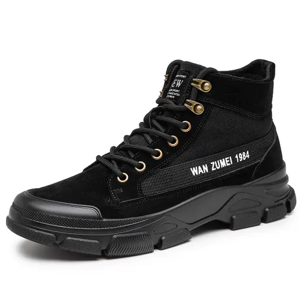 Men's Simple Martin Boots Outdoor Work Boots - Honeylop.chimpone.com 