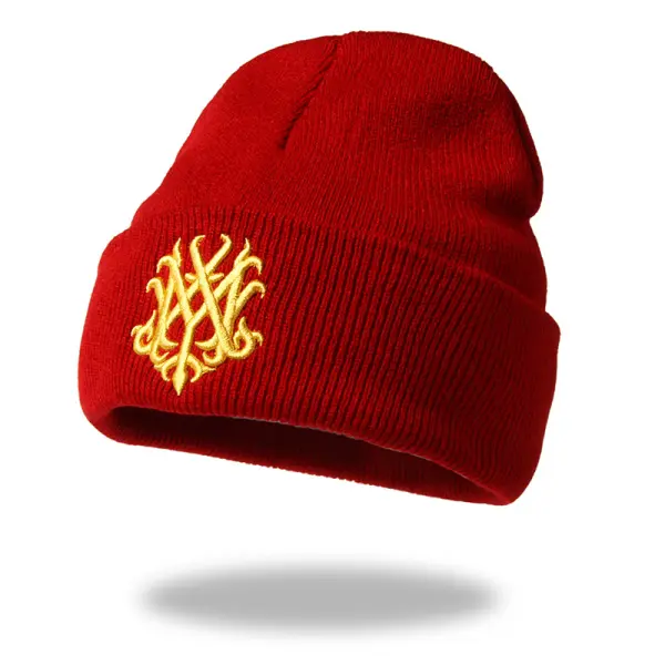 Men's Outdoor Embroidered Beanie - Honeylop.chimpone.com 