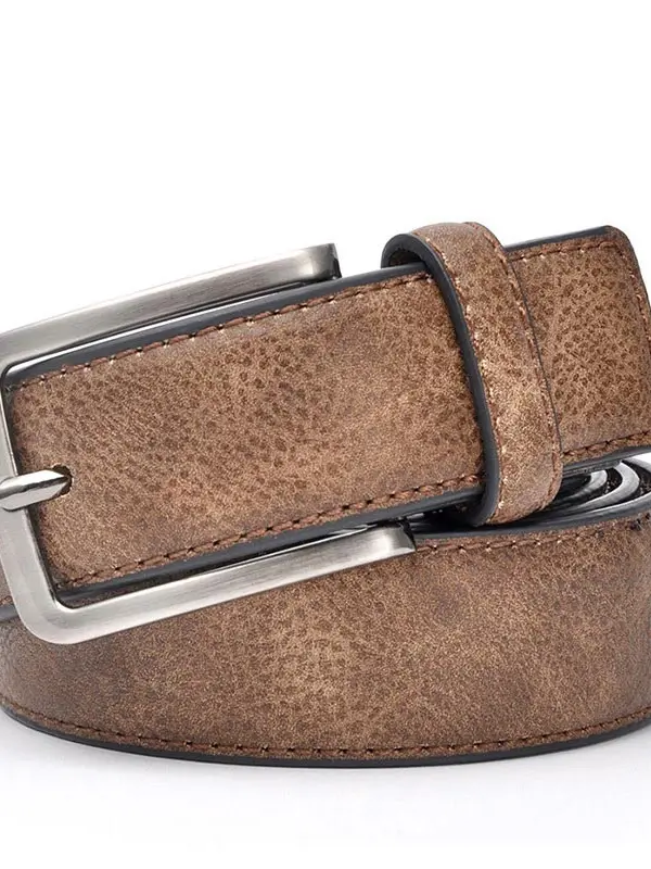 Men's Belt Vintage Casual Pin Buckle Belt - Pragmaace.com 