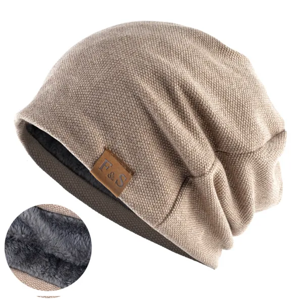 Men Vintage Warm Knitted Beanie Hat Outdoor Tactical Hat - Dozenlive.com 