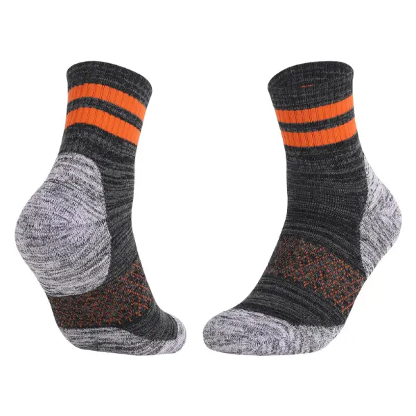 Outdoor Sports Socks Thickened Towel Bottom Hiking Socks Sweat-Absorbent Mid-calf Sports Running Socks - Elementnice.com 