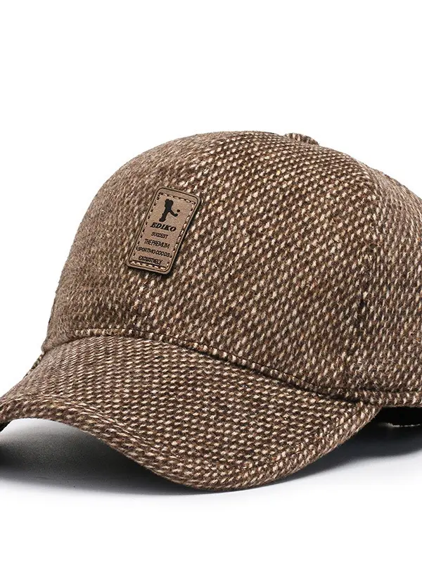 Men's Outdoor Fleece Warm Baseball Cap - Menbarn.com 