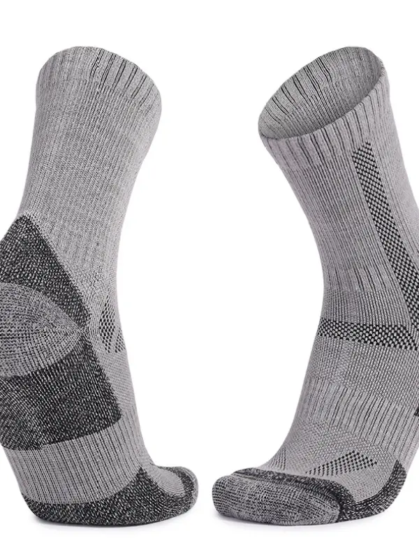 Heavy Merino Wool Socks Men's Towel Bottom Warm Outdoor Sports Cashmere Socks Thickened Snow Ski Socks - Pragmaace.com 