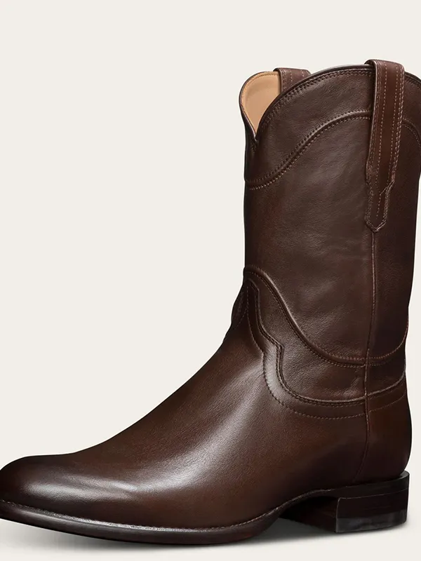 Men's Western Mid-calf Boots Chelsea Martin Boots Blundstone Dupe Boots - Pragmaace.com 