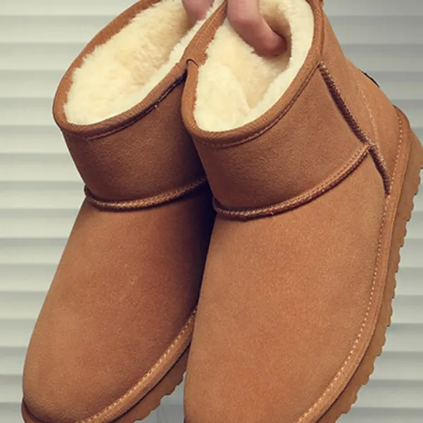Fleece Thickened Waterproof And Warm Snow Boots - Cotosen.chimpone.com 
