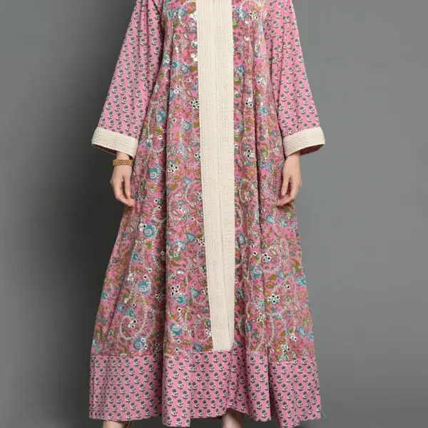 Stylish Printed Ramadan Abaya Dress Only $49.99 - Elementnice.com 