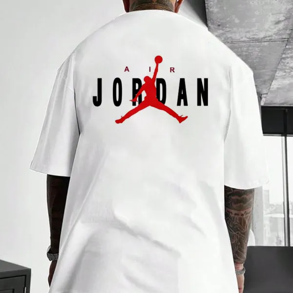 Men's Oversize Jordan Printed T-shirt - Cotosen.com