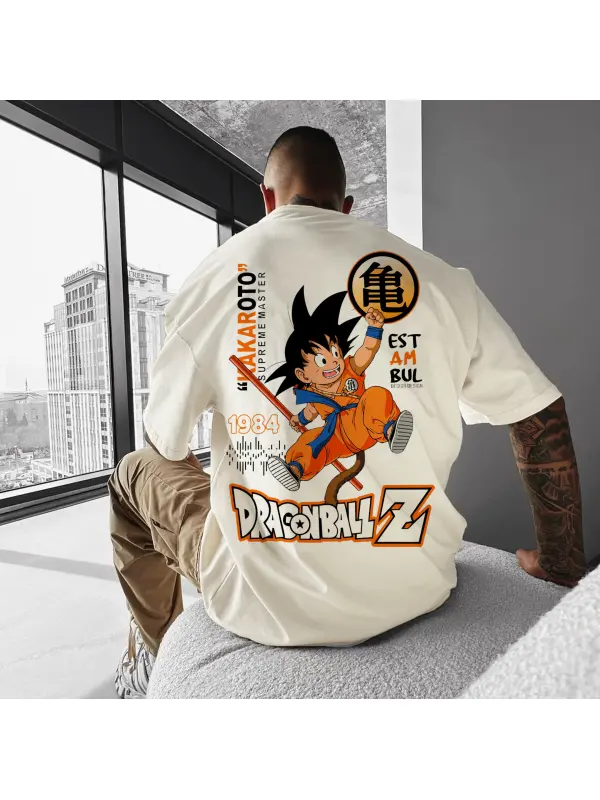 Unisex Oversized Goku Boy T-Shirt - Anrider.com 