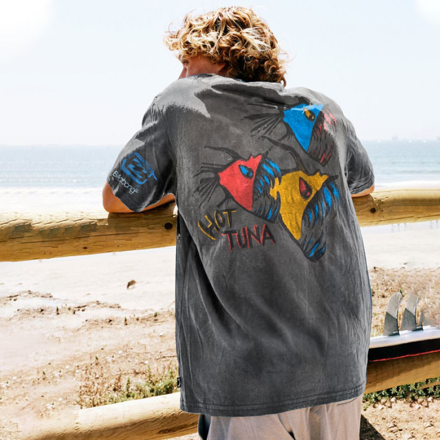 

Retro 90s Washed Black Billabong Surf T-shirt