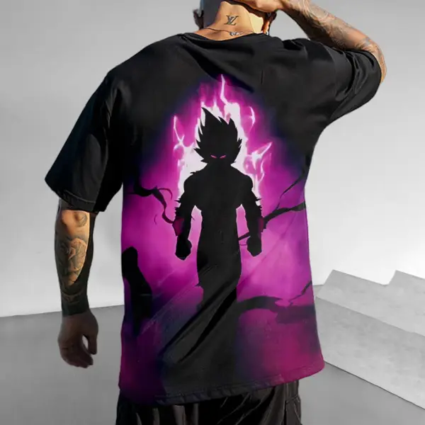 Men's T-Shirt Dragon Ball Anime Daily Crew Neck Short Sleeve Tops Only $18.99 - Elementnice.com 