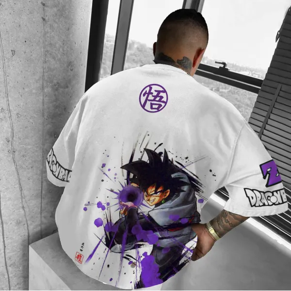 Unisex Oversized Anime DB Goku T-shirt - Localziv.com 