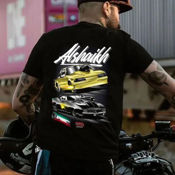 Men's Alshaikh Racing Event Short Sleeved T-shirt - Spiretime.com 