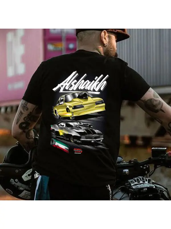 Men's Alshaikh Racing Event Short Sleeved T-shirt - Valiantlive.com 