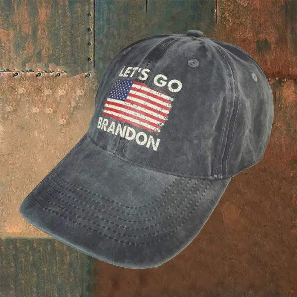 Let's Go Brandon US Election Washed Old Election Hat - Cotosen.com 