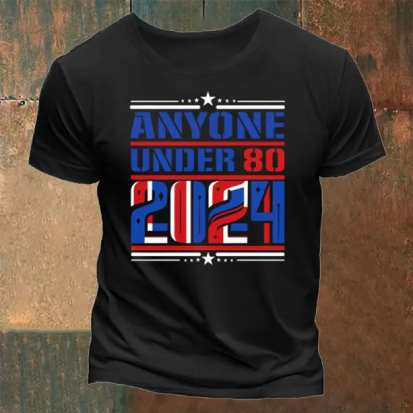 Unisex Anyone Under 80 Old Funny 2024 Election T-shirt - Cotosen.com 