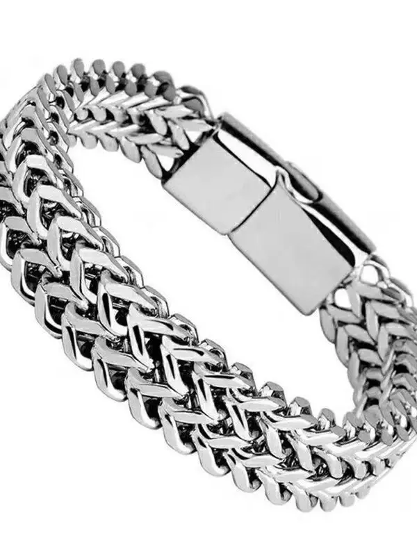 Punk Rock Hip Hop Bracelet Chain Fashion Bracelet - Pragmaace.com 