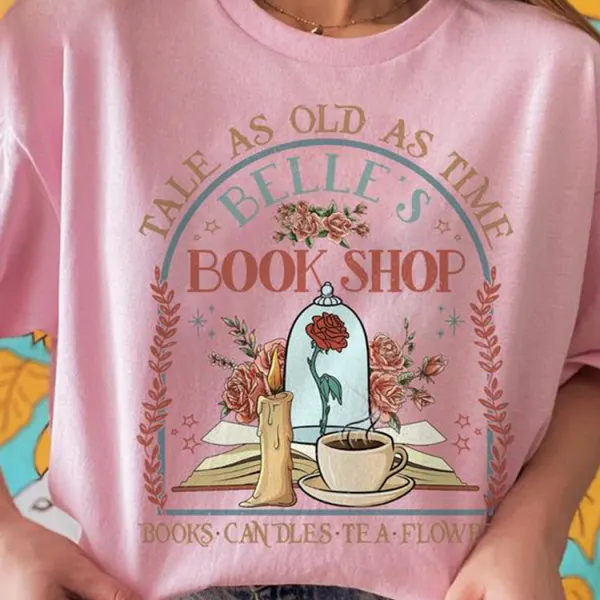 Tale As Old As Time Belle's Book Shop Shirt - Elementnice.com 