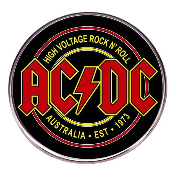 AC/DC Brooch Rock Band Heavy Metal Music Pin Badge Alloy Badge - Elementnice.com 