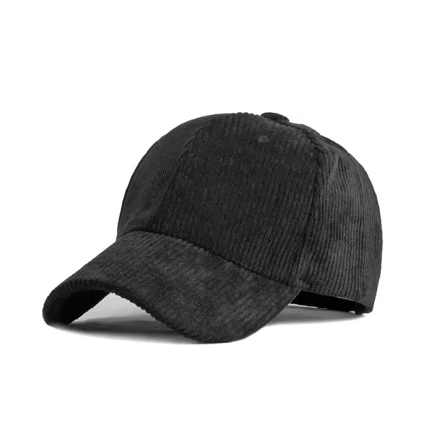 Unisex Corduroy Baseball Cap - Elementnice.com 