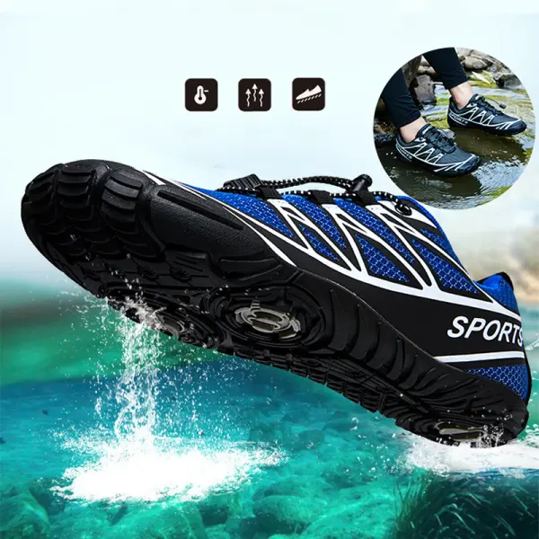 Men's Soft Surf Hiking Beach Grip Barefoot Sneakers Wading Shoes - Cotosen.com 