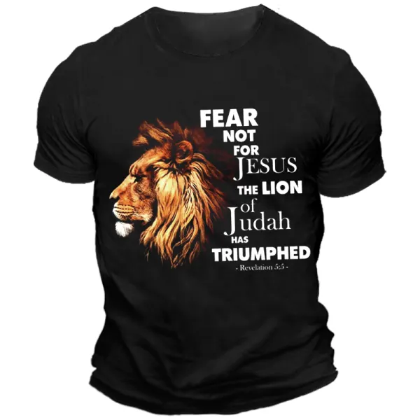 Fear Not For Jesus The Lion Of Judah Has Triumphed Long Sleeve Shirt - Elementnice.com 