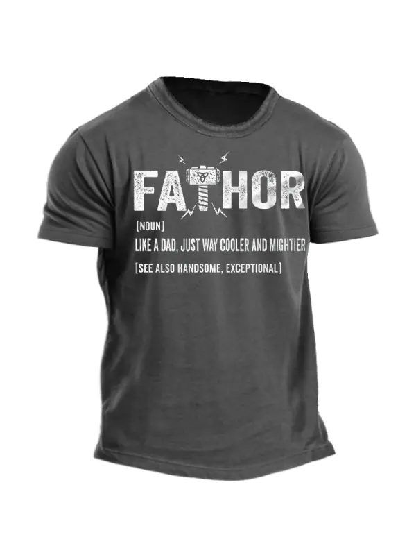 Father's Day Gift Men's Father's Day Viking Dad Gift T Shirt - Ootdmw.com 