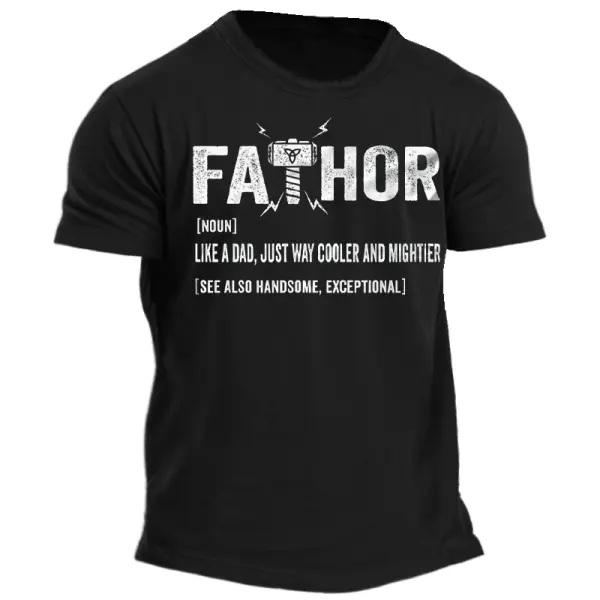 Father's Day Gift Men's Father's Day Viking Dad Gift T Shirt - Elementnice.com 