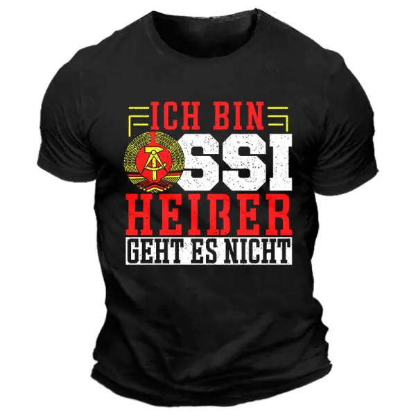 German Democratic Republic Vintage Print T-shirt - Elementnice.com 