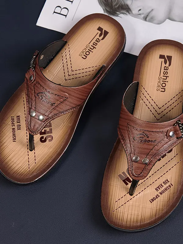 Men's Beach Outdoors Shoes With Soft Soled Sandals - Pragmaace.com 