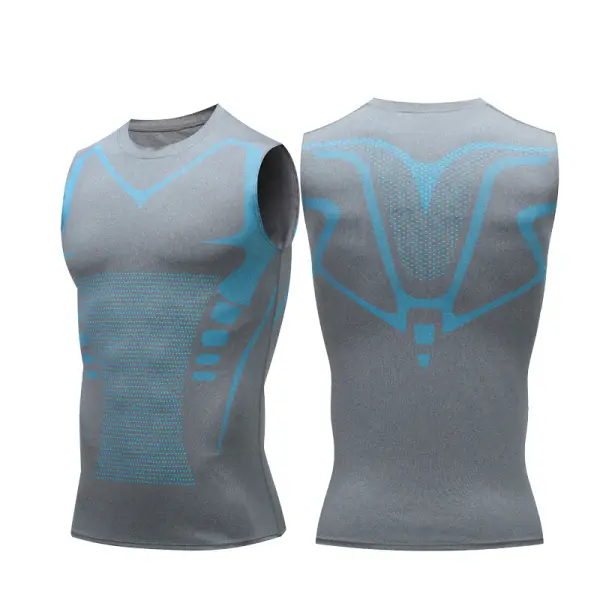 Men's Tight Fitting Quick Drying Sports Vest - Elementnice.com 