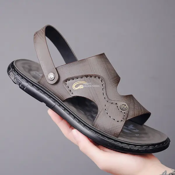 Men's Beach Outdoors Shoes With Soft Soled Sandals - Manlyhost.com 