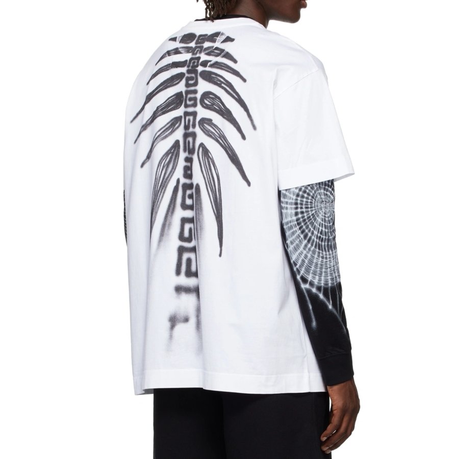 

Men's Skeletal Rune Loose Short Sleeve Oversized T-Shirt