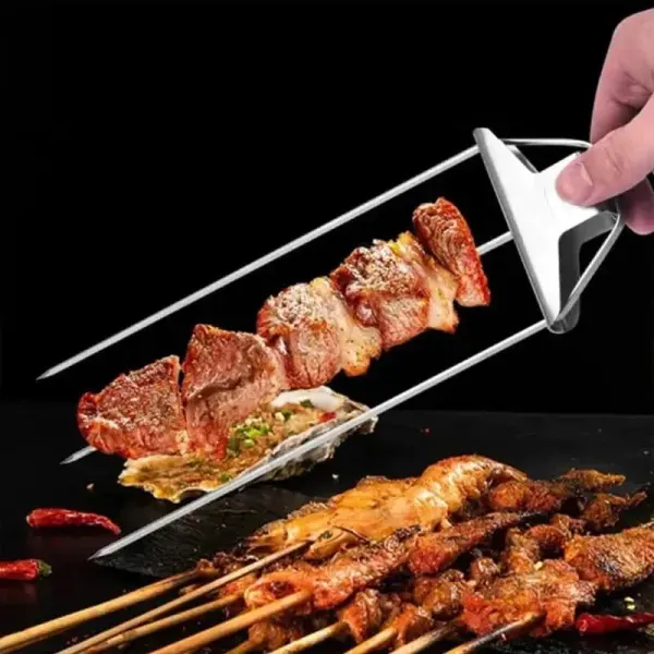 3 Way Grilling Skewers, Stainless Steel Skewers For BBQ Only $9.99 - Cotosen.com 