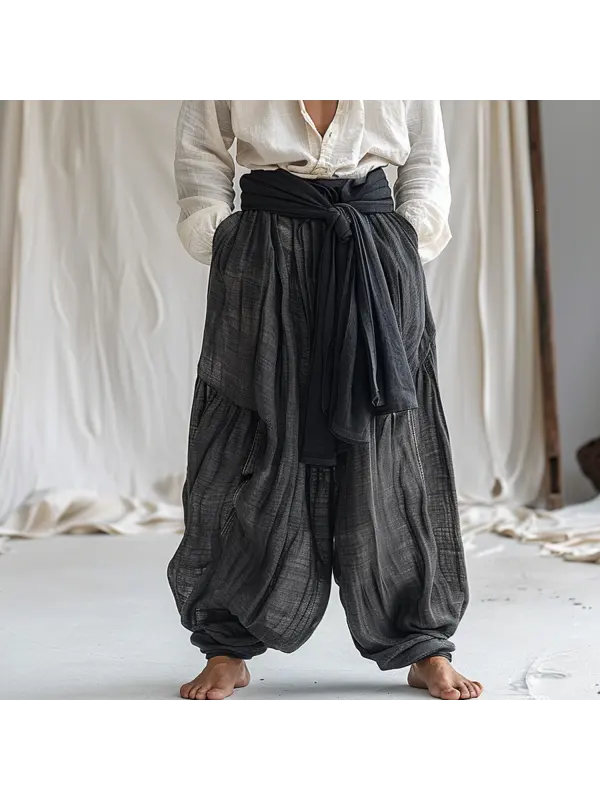 Men's Oversized Linen Pants - Shopyiyistories.com 