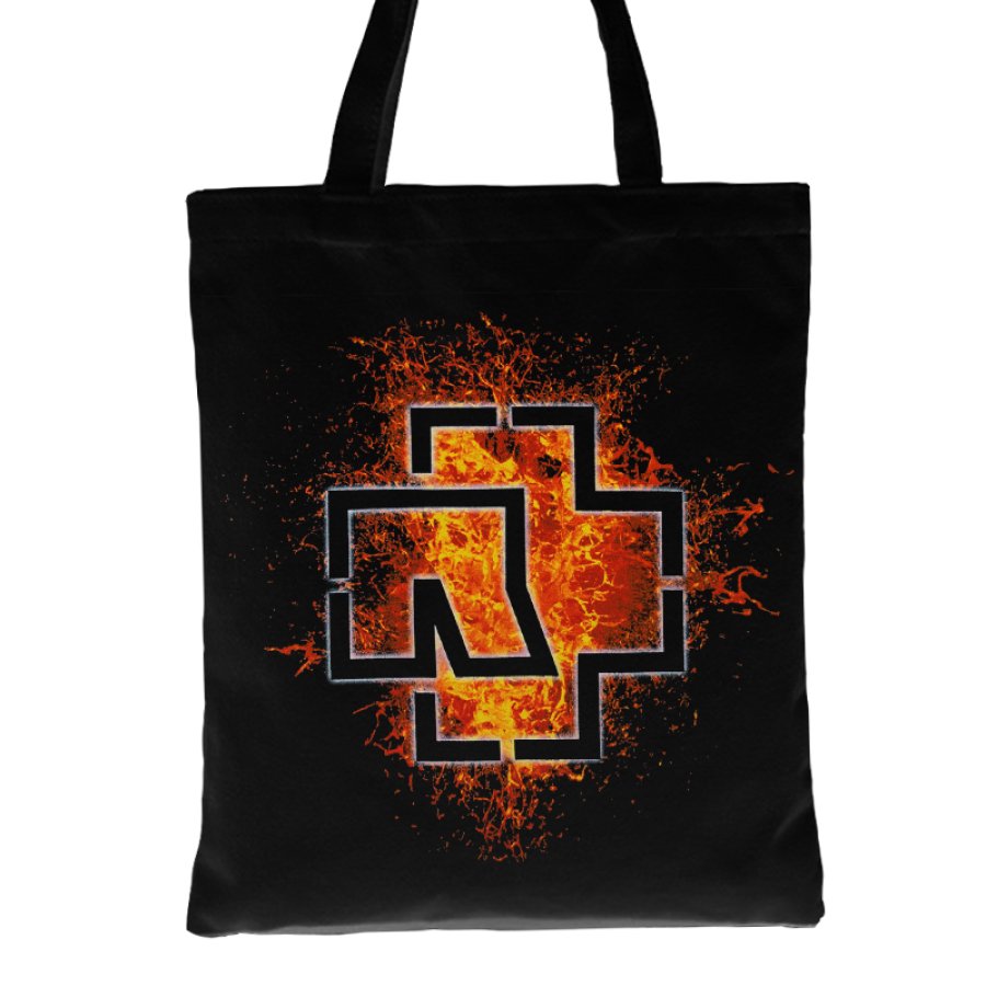 

Rammstein Rock Punk Skull Casual Tote Bag Canvas Bag