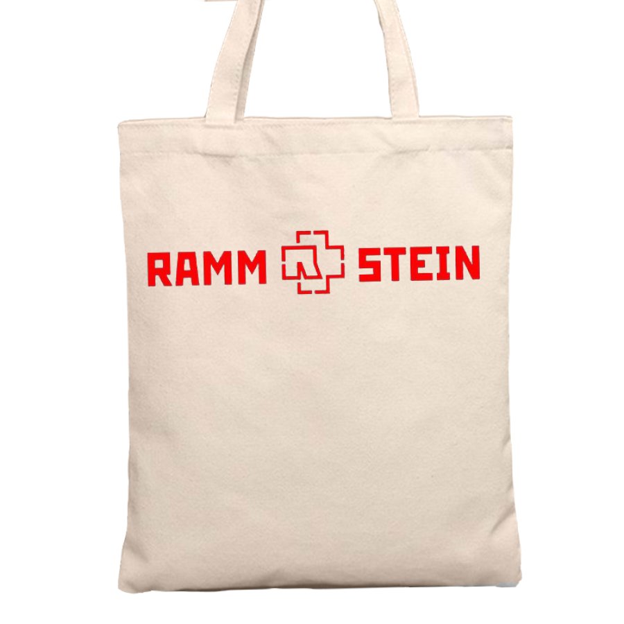 

Rammstein Rock Punk Skull Casual Tote Bag Canvas Bag